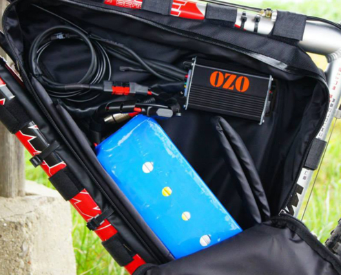 VTT KTM Team series kit électrique 750W, batterie PVC dans sacoche