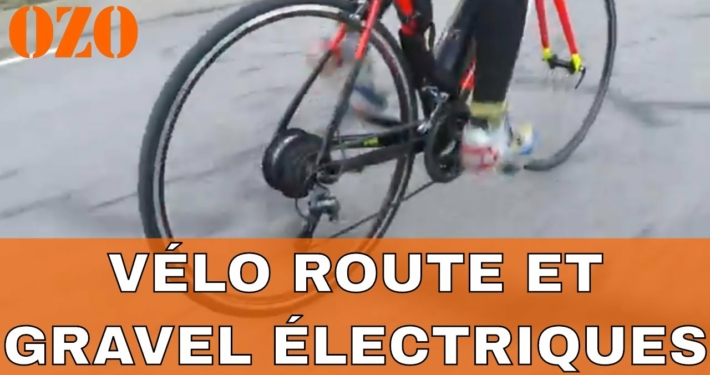 KIT électrique OZO pour vélo route et Gravel. Moteur roue ou moteur pédalier. ~ OZO