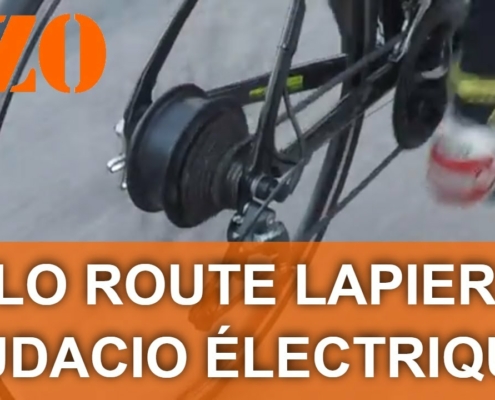 Montage électrique sur vélo de route LaPierre Audacio ~ OZO