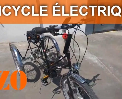 tricycle avec ujn kit électrique