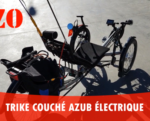 trike tricyle couché azub électrique - kit moteur OZO
