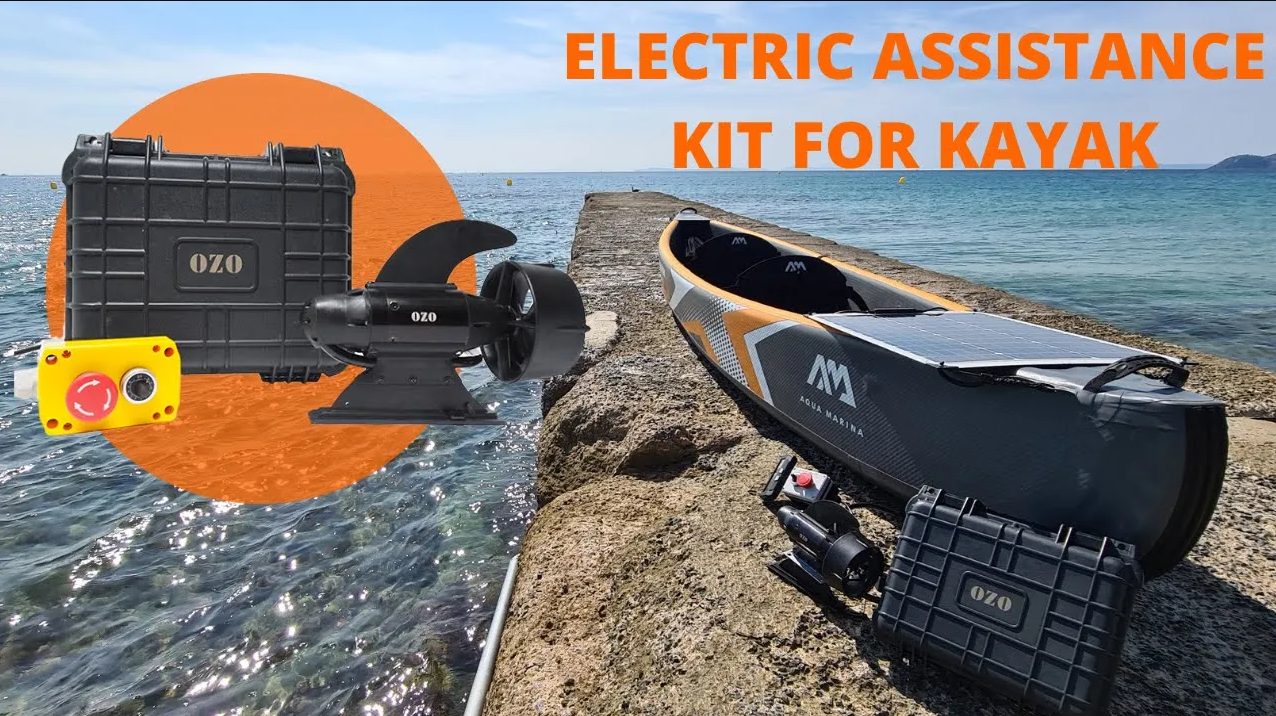 Electric assistance kit for kayak Ozo, le blog