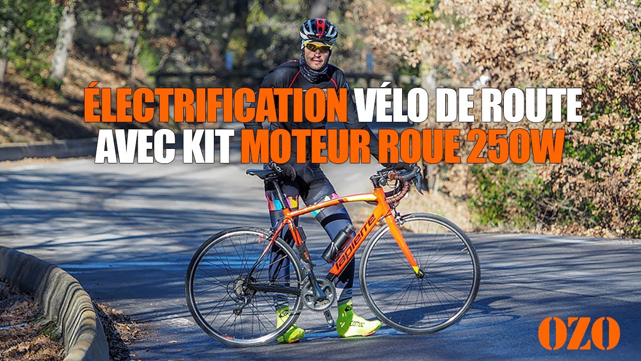 Electrification d'un vélo de route avec kit 250W OZO Ozo, le blog — free download